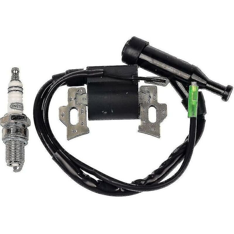 foto del prodotto snq bobina di accensione con candela adatta per motore generatore tosaerba honda gx110 gx120 gx140 gx160 gx200 5,5 cv 6,5 cv