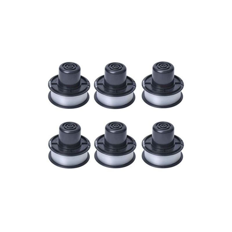 foto del prodotto snq bobina di filo a6226 compatibile con il tagliabordi automatico auftipp gl250 gl310 gl360 gl360sb con filo da 6 m, confezione da 6