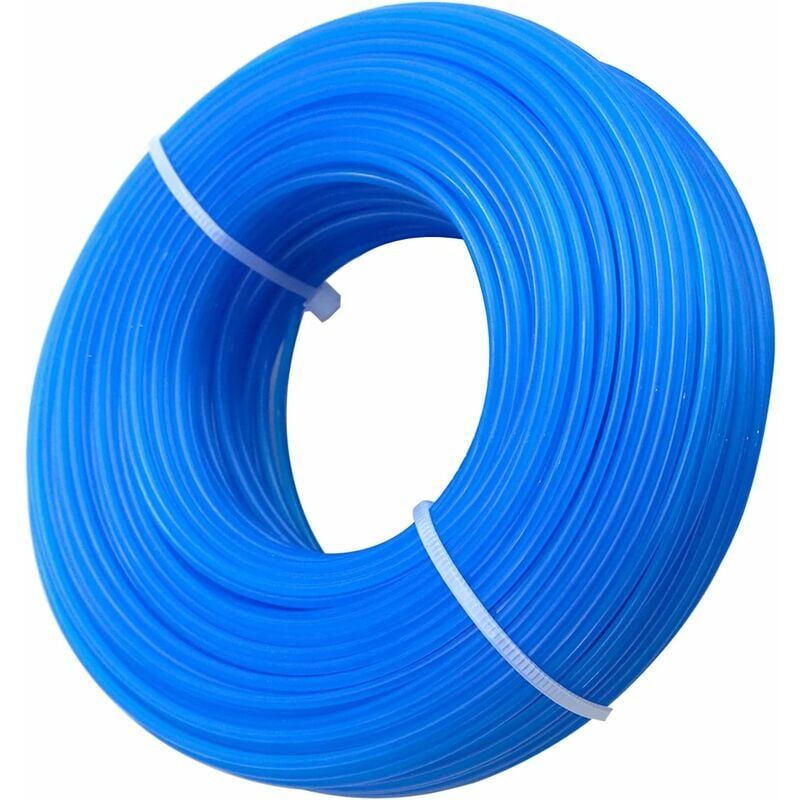 foto del prodotto snq bobina di filo di nylon tondo per decespugliatore, diametro 1,6 mm, lunghezza 100 m, filo di taglio di ricambio per decespugliatore
