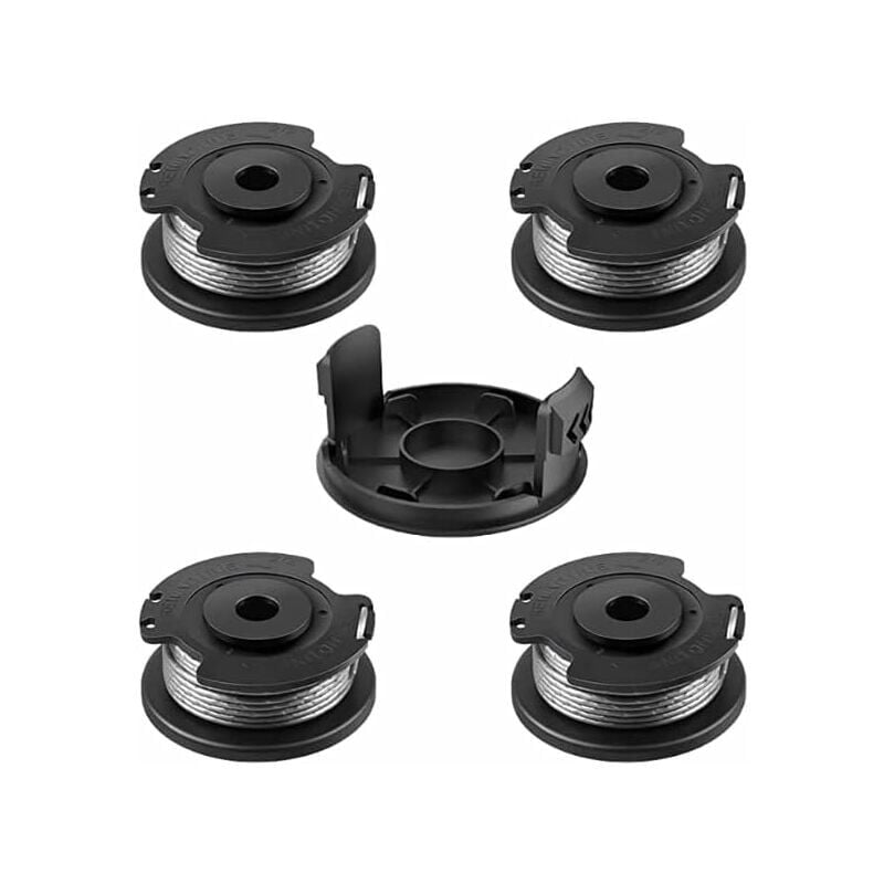 foto del prodotto snq bobina per bosch, 4 1 bobine di ricambio in nylon f016800569 f016800385, bobina per bosch easygrasscut, compatibile con 23sl 26s diametro 1,65