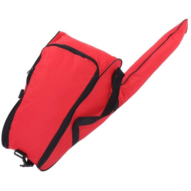 foto del prodotto snq borsa per motosega, custodia portatile impermeabile per motosega, accessori per motosega resistenti rossa 