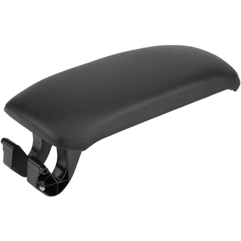 foto del prodotto snq bracciolo console adatto per a3 8p a5 2003 2013 8p0864245p, coperchio del bracciolo della console centrale nera per auto, nero pelle 