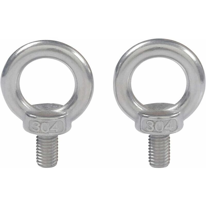 foto del prodotto snq bullone ad occhiello con filettatura maschio in acciaio inossidabile m4x10 304, viti a spalla per macchine utensili, 10 pezzi
