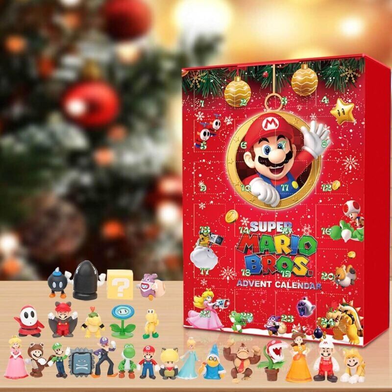 foto del prodotto snq calendrier de l avent 2024, super calendrier de l avent de no l 2024, calendrier de l avent cadeau surprise pour filles,