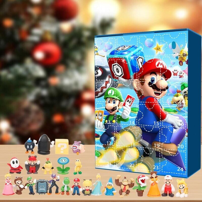 foto del prodotto snq calendrier de l avent 2024, super calendrier de l avent de no l 2024, calendrier de l avent cadeau surprise pour filles,