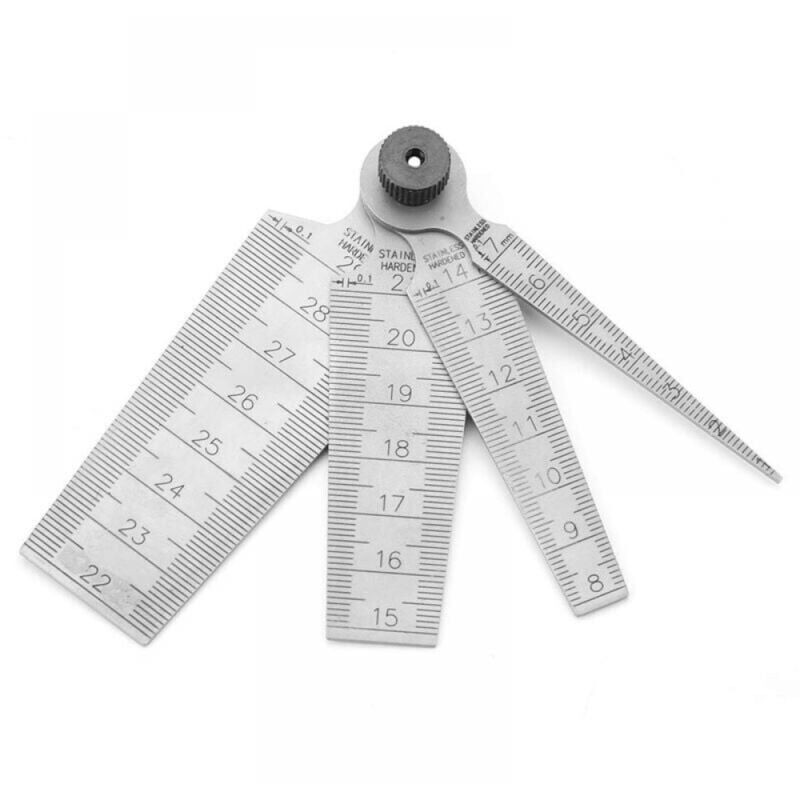 foto del prodotto snq calibro conico per saldatura in acciaio inossidabile righelli 1 7 mm 8 14 mm 15 21 mm 22 29 mm risoluzione 0,1 mm calibri conici per saldatura