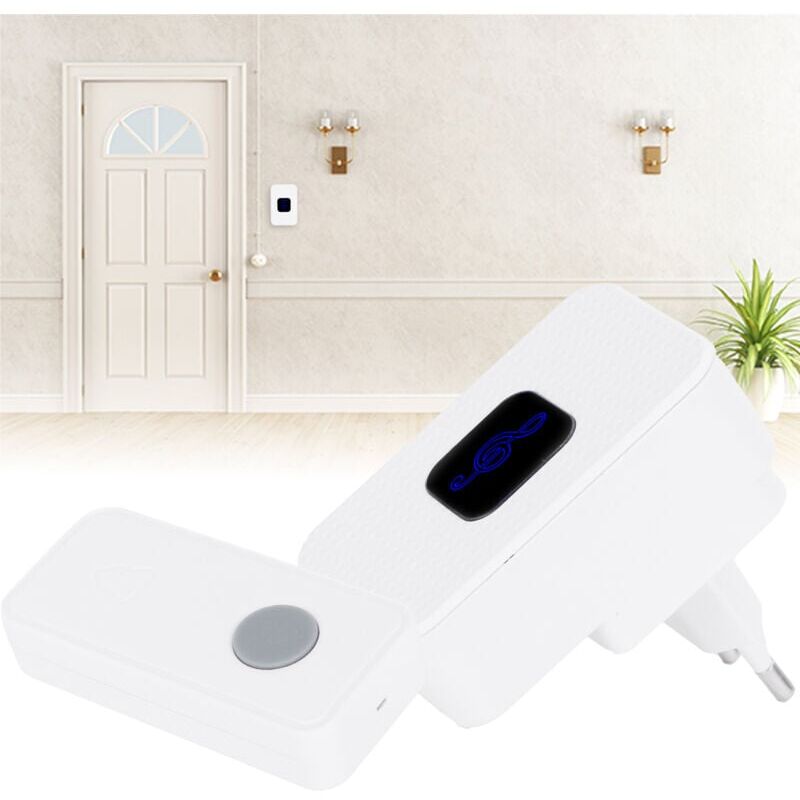 foto del prodotto snq campanello wireless standard ip55 per casa, cortile e villa ac110 260v 
