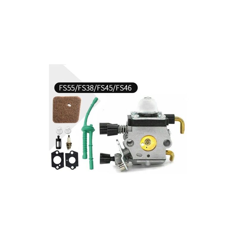foto del prodotto snq carburatore per stihl fs55 fs38 fs55r fs55rc hl45 km55 fs80 fr85 fh75 fs45 fs46 fs74 fs75 hl75 hs70 c1q s63 c1q s69 motore tagliasiepi con