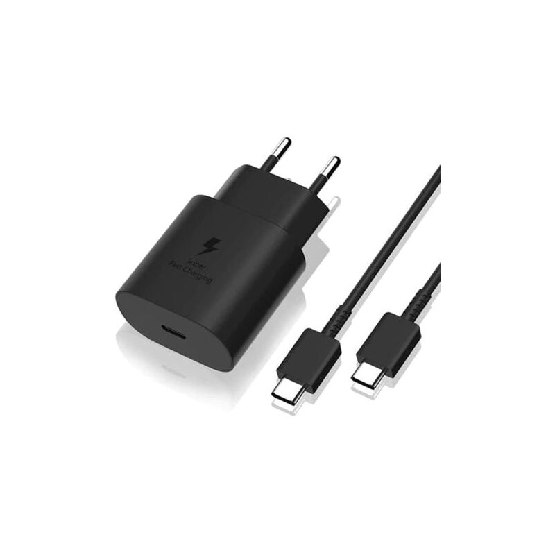 foto del prodotto snq caricabatterie rapido da 25 w cavo usb c per samsung s22 plus s22 ultra s21 fe 5g s21 plus s21 ultra s20 fe s20 plus note 20 a53 xiaomi 