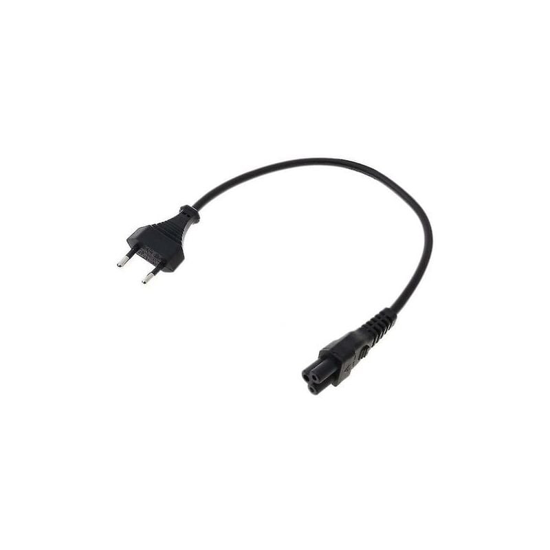 foto del prodotto snq cavo adattatore di alimentazione micky eu 2 pin maschio a iec 320 c5 per alimentatore per laptop 3