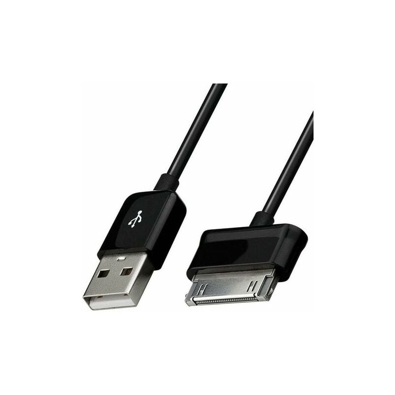 foto del prodotto snq cavo dati usb caricabatterie cavo di sincronizzazione dati nero per samsung galaxy tab 2 10.1 p1000 e 7.1 caricabatterie