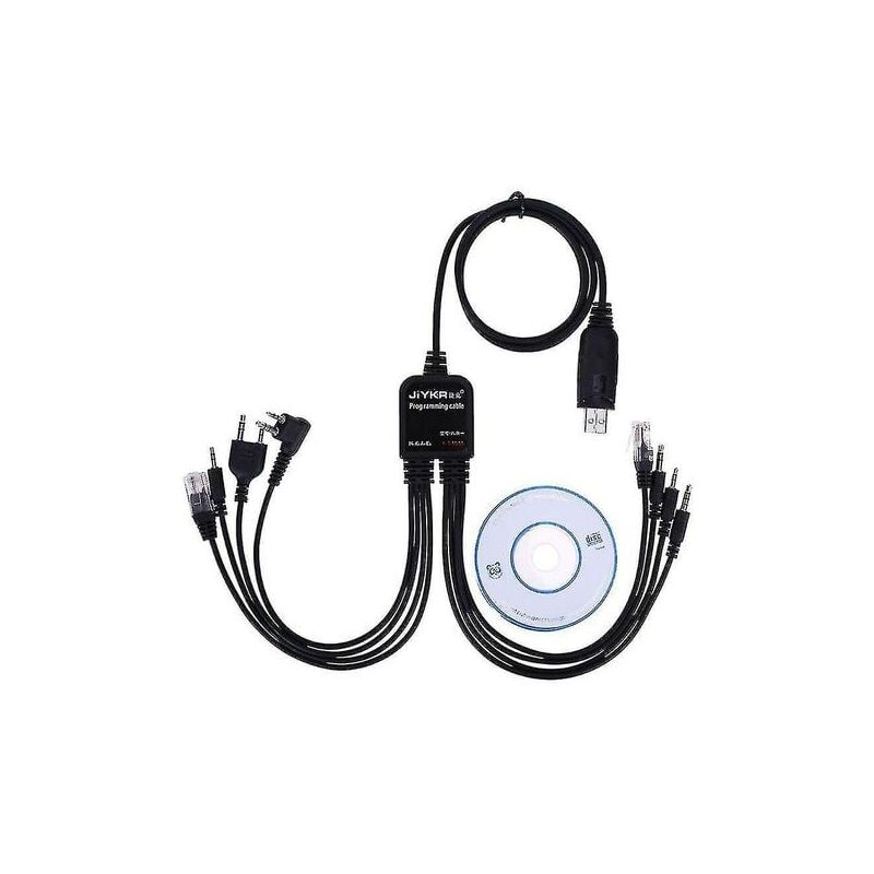 foto del prodotto snq cavo di programmazione usb 8 in 1 per baofeng per motorola kenwood tyt qyt