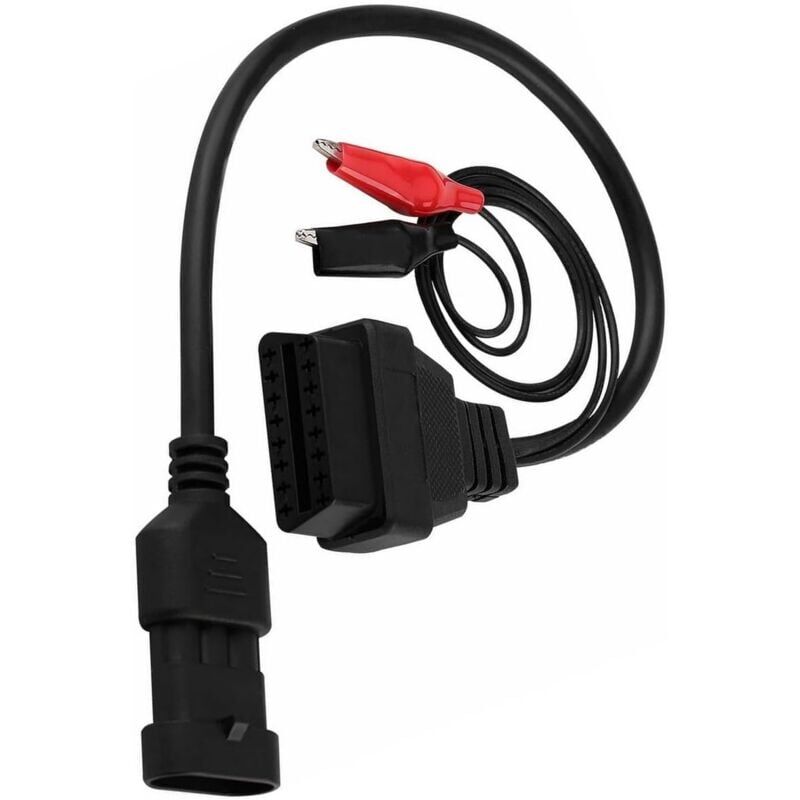 foto del prodotto snq cavo diagnostico , connettore adattatore obd2 da 3 pin a 16 pin, cavo diagnostico, connettore diagnostico di bordo, cavo di prolunga adattatore