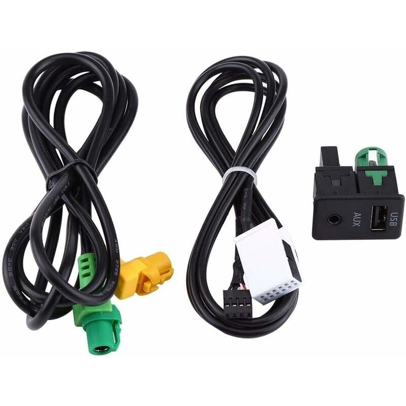 foto del prodotto snq cavo interruttore ausiliario, adattatore cavo usb aux keenso con cablaggio per serie 3 e87 e90 e91 e92 x5 x6