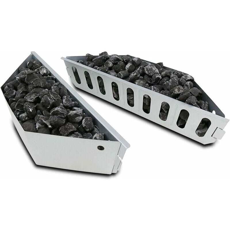 foto del prodotto snq cestini per carbone per weber 7403, one touch, master touch e tutti gli altri barbecue a carbone da 47 57 67 cm, char basket per calore diretto