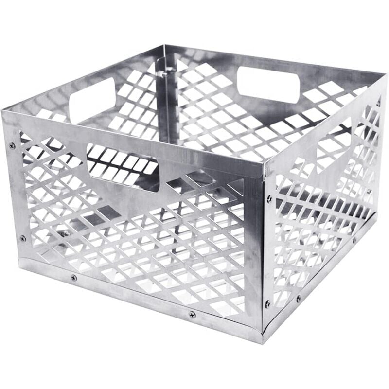 immagine 0 del prodotto snq cesto per carbone in acciaio inossidabile, grande cesto per carbone, cesto per combustibile, cesto per carbone, accessori per campeggio