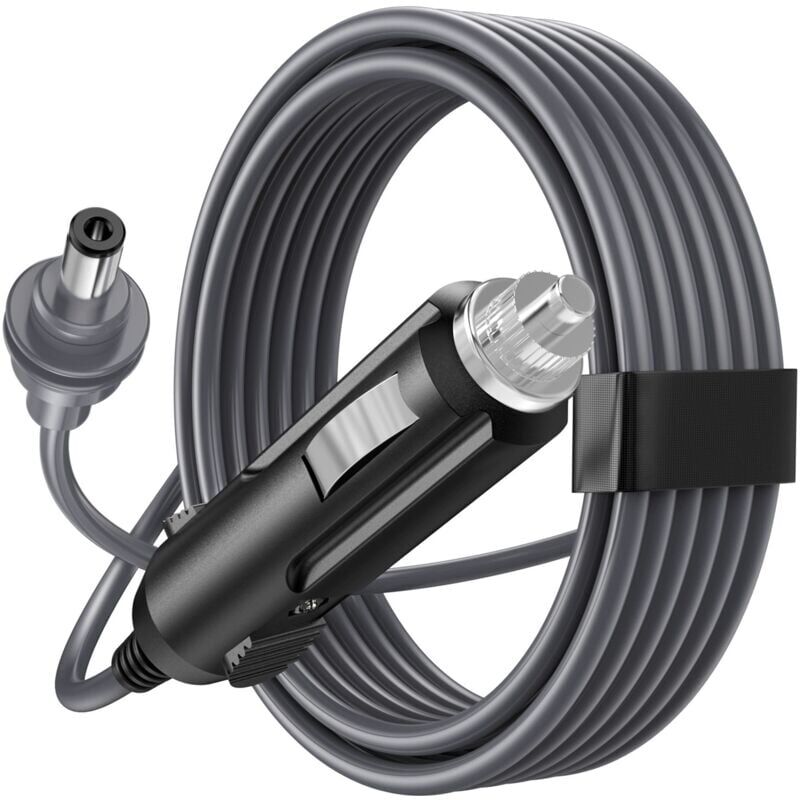 foto del prodotto snq chargeur de voiture starlink mini de 2 m tres de long, compatible avec dc5521 c ble d alimentation tanche l eau et la poussi re