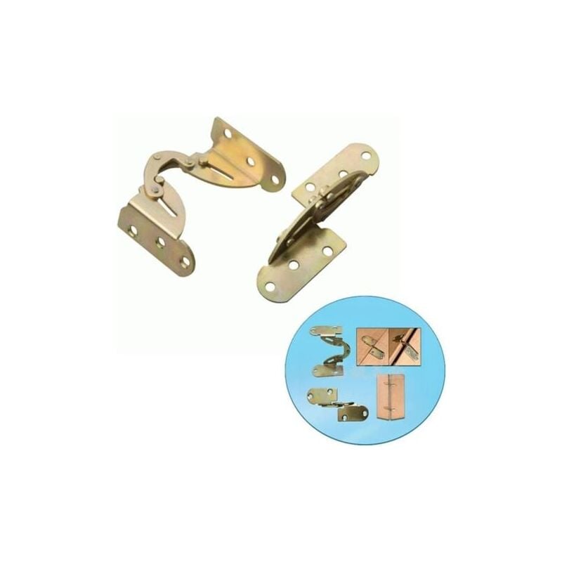 foto del prodotto snq charni re de porte 2 pcs charni re multifonctionnelle table manger 180 degr s charni re pliable cach e mat riel de mobilier de bureau