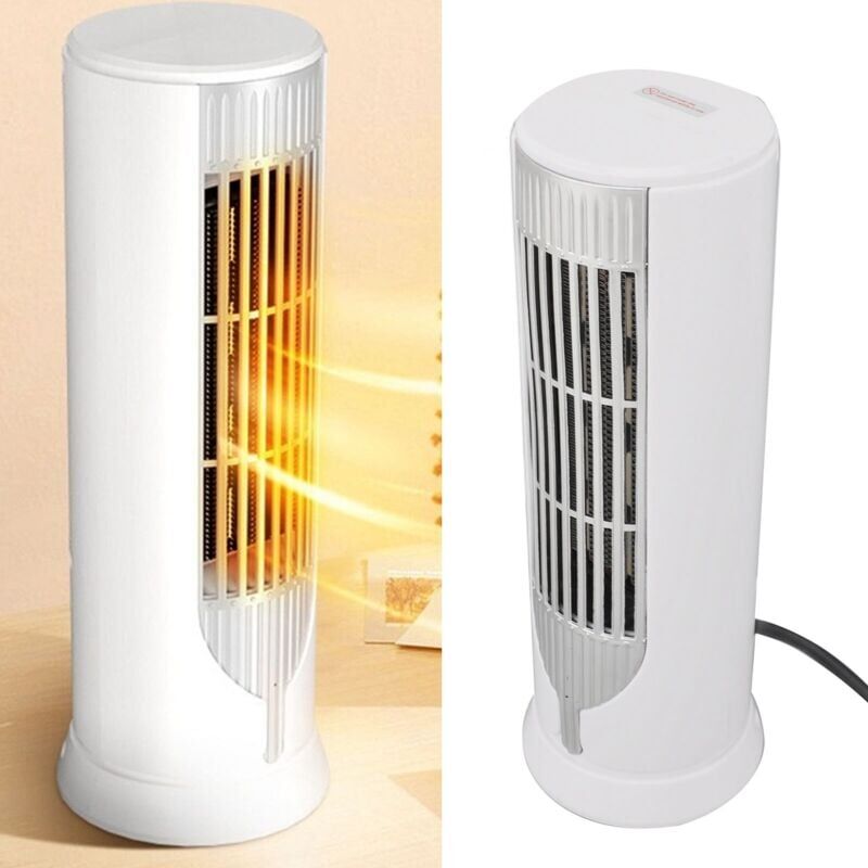 foto del prodotto snq chauffage elettrico portatile, mini ptc, ventilatore da ufficio silenzioso, per ufficio, camera da letto, salone, premio ue, 220v