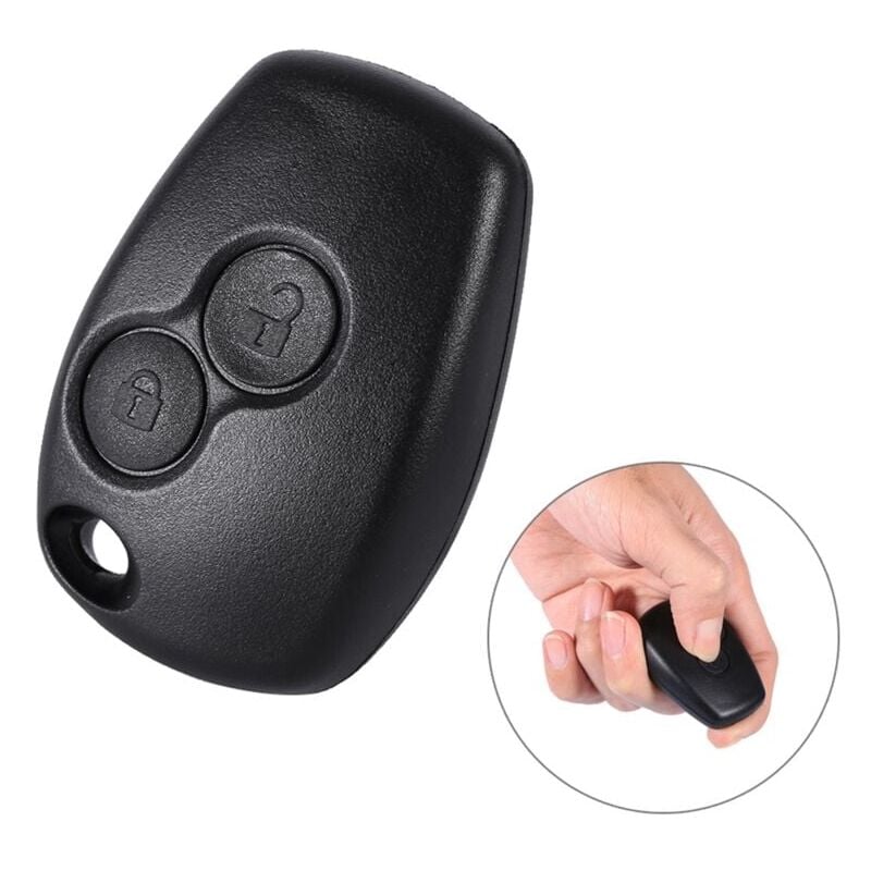 foto del prodotto snq chiave di ricambio per auto, custodia per chiave a 2 pulsanti, custodia per chiave auto per kangoo modus master