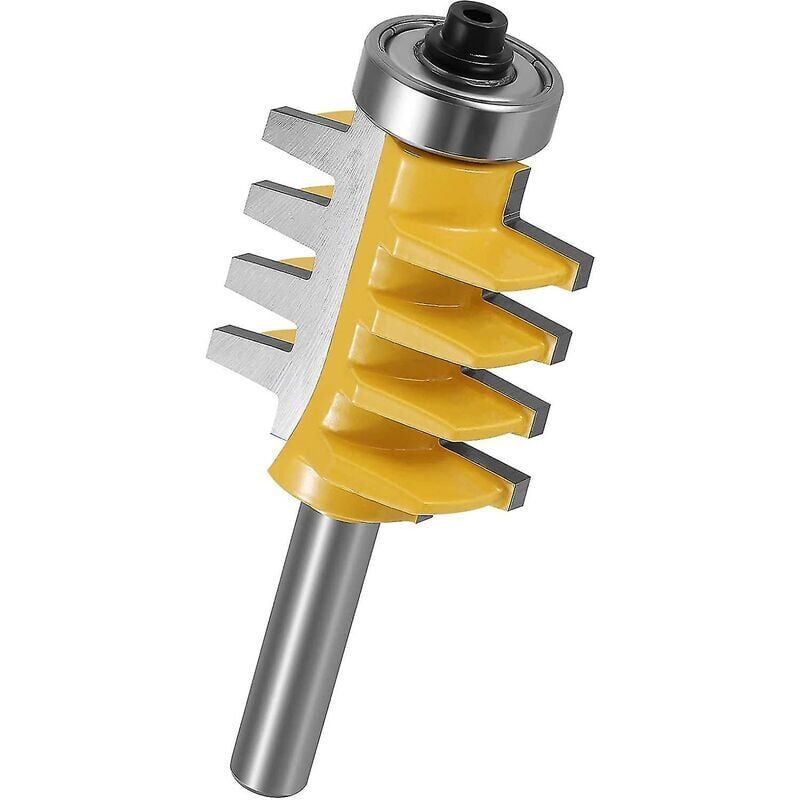 foto del prodotto snq chisea 8mm shank rail finger reversible joint router bit rastremato tenone cutter per falegnameria strumenti