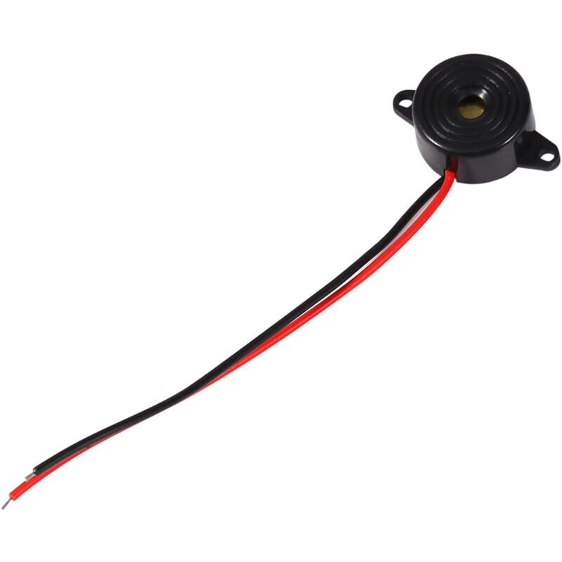 foto del prodotto snq cicalino, dc 3 24v 8595db allarme piezoelettrico cicalino elettronico allarme sonoro 12v cicalino con cavo da 110mm per computer stampante