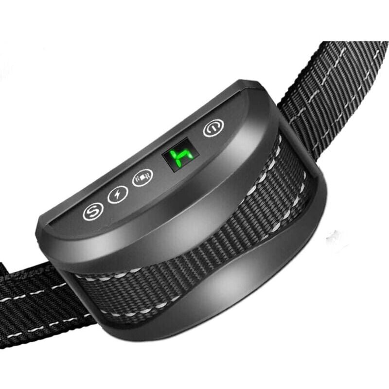 foto del prodotto snq collier anti aboiement pour chien 3 modes d entra nement aux chocs vibrations sensibilit , sans danger, automatique, batterie rechargeable