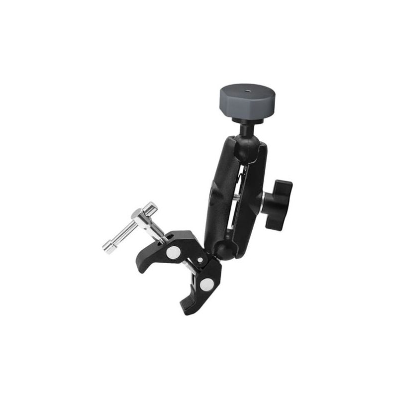 foto del prodotto snq collier de serrage rond, support de serrage r glable portable avec adaptateur en alliage d aluminium pour support de signal starlink v4