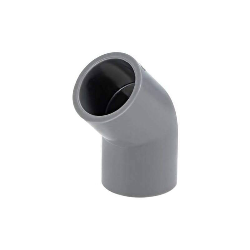 foto del prodotto snq confezione da 10 raccordi per tubi in pvc a gomito da 45 gradi, grigio, 20 mm