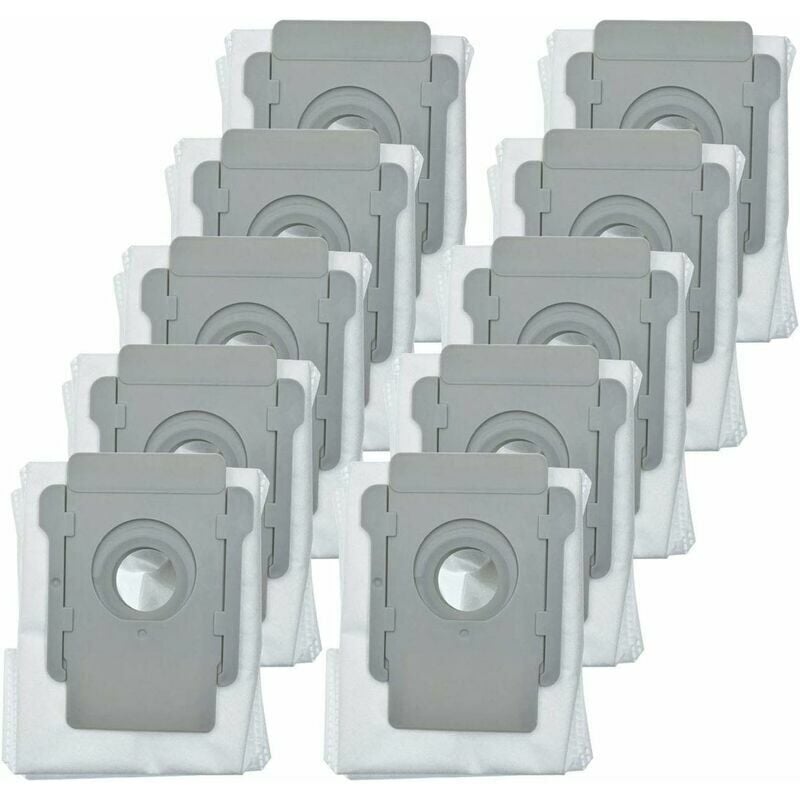 foto del prodotto snq confezione da 10 sacchetti per aspirapolvere irobot roomba i7 i7 plus 7550 i3 3550 i4 4552 i6 6550 i8 8550 s9 9550 sacchetti