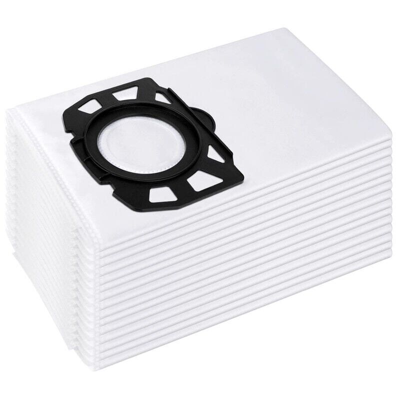 foto del prodotto snq confezione da 10 sacchetti per aspirapolvere karcher 2.863 006.0 sacchetti filtro in tessuto non tessuto 487 wd4 wd5 wd6 wd5p wd6p premium mv4