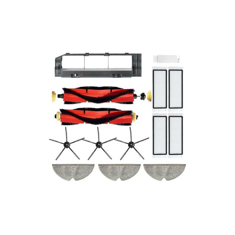 foto del prodotto snq confezione da 14 pezzi compatibili con roborock s6 s6 maxv s6 pure s5 s5 parti di ricambio