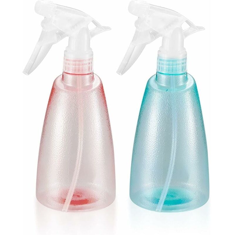 foto del prodotto snq confezione da 2 flaconi spray da 500 ml plastica mister sprayer per la pulizia della casa, giardino, parrucchiere, piante, fiori