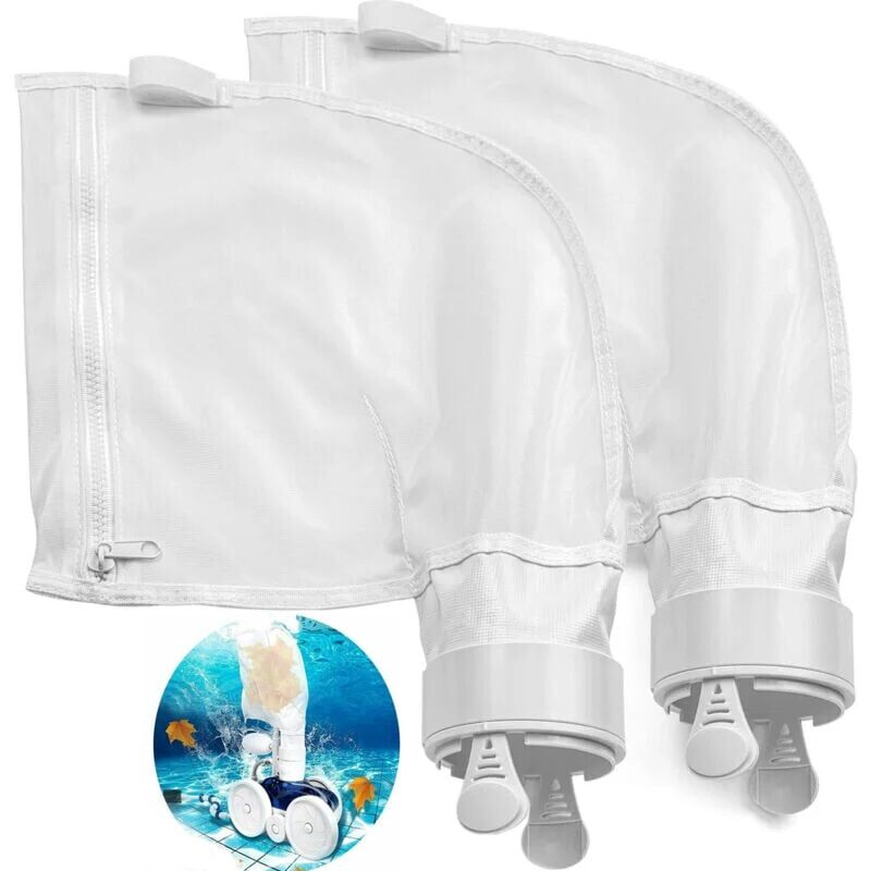 foto del prodotto snq confezione da 2 sacchetti filtranti di alta qualit , adattabili, di grande capacit , di ricambio per il pulitore robotico per piscine polaris