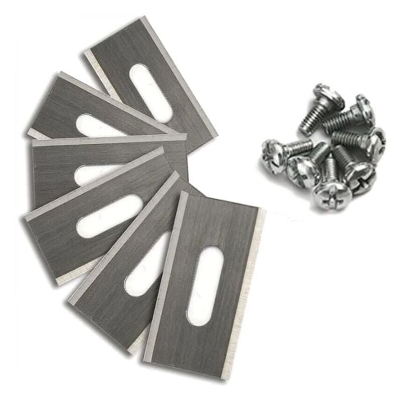 foto del prodotto snq confezione da 30 lame per prato per husqvarna con lama in acciaio inox a doppia affilatura 36,5 18,5 0,65 mm,