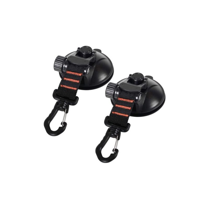 foto del prodotto snq confezione da 4 ancoraggi a ventosa con supporto a ventosa per teloni da campeggio per auto, accessorio a ventosa multifunzione per tende come