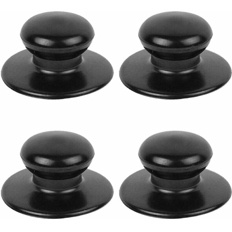 foto del prodotto snq confezione da 4 pomelli per coperchi di pentole, pomelli di ricambio universali per coperchi di pentole, coperchi di bollitore in vetro,