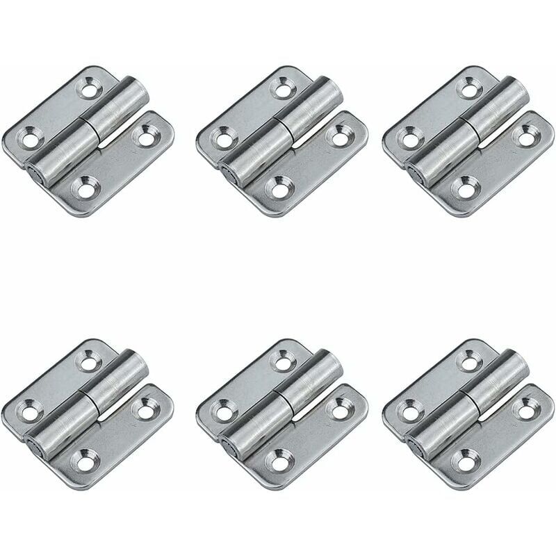 foto del prodotto snq confezione da 6 cerniere staccabili da 3,7 cm cerniere per porte rimovibili acciaio inossidabile 304 mano destra