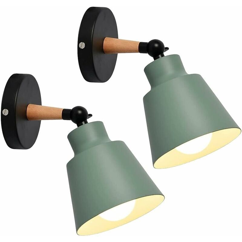 foto del prodotto snq confezioni di luci da parete industriali vintage lampade da soffitto e27 lampada da parete retr regolabile in metallo per interni per camera