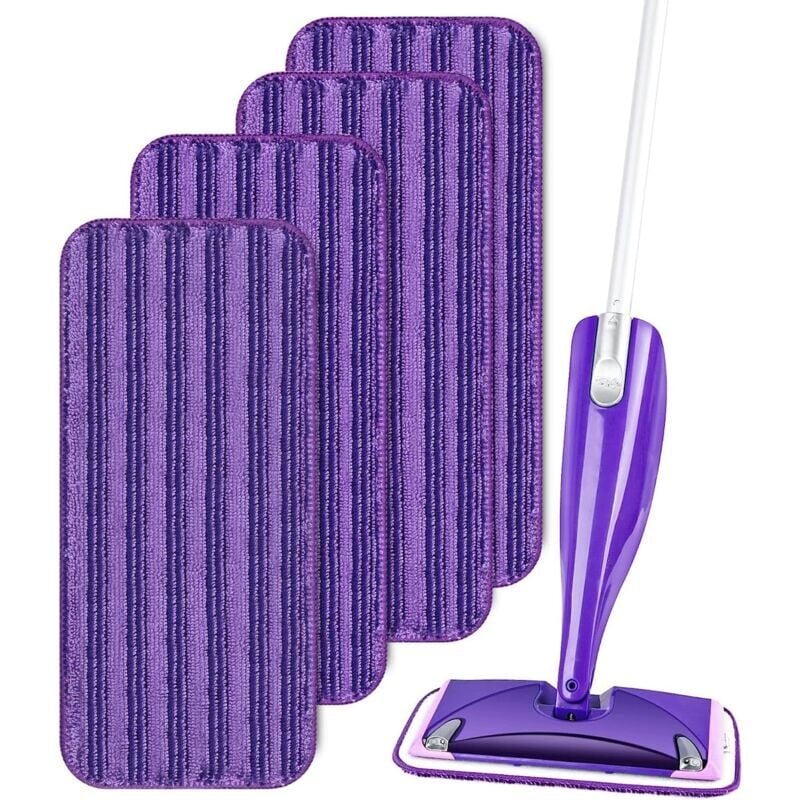 foto del prodotto snq confezioni di panni riutilizzabili per swiffer wetjet, panni in microfibra per mocio, panni in microfibra di ricambio riutilizzabili per mocio