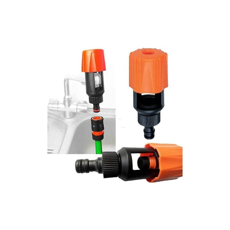 foto del prodotto snq connettore per tubo da giardino per rubinetto da cucina adattatore universale per rubinetto adattatore per tubo flessibile raccordo per tubo