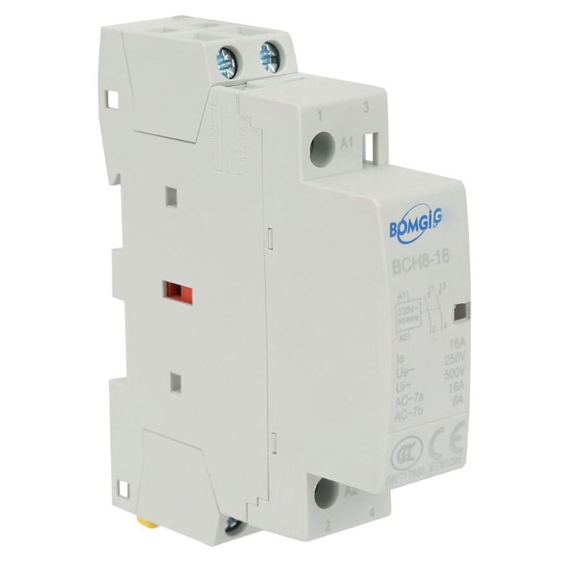 foto del prodotto snq contattore domestico ca 220v 230v 16a contattore ca domestico 2p 2no contattore ca domestico din rail 50 60hz contattore ca domestico