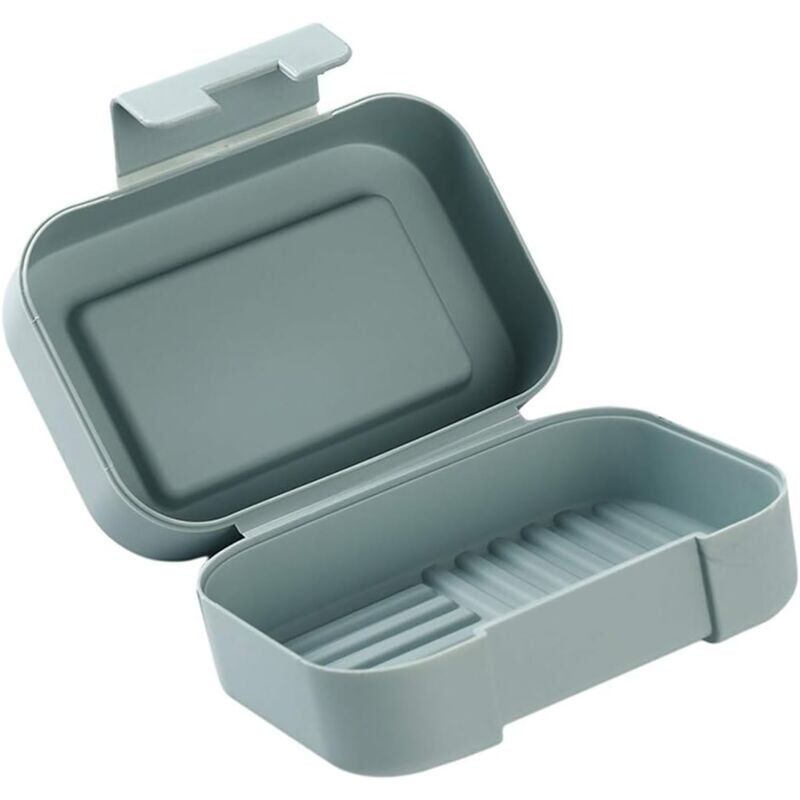 foto del prodotto snq contenitore porta sapone doccia bagno blu 