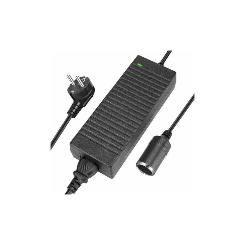 foto del prodotto snq convertitore 220v 12v, adattatore per accendisigari da 120w, adattatore da ca a cc da 10a,
