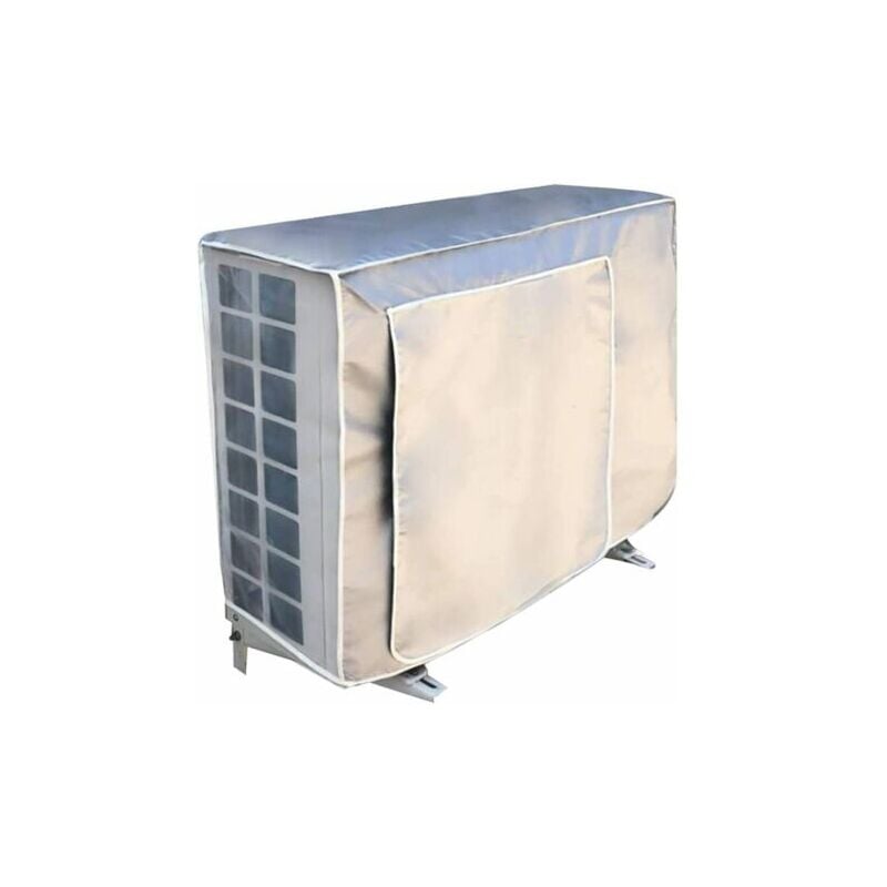 foto del prodotto snq copertura per condizionatore d aria esterno, copertura per pompa di calore, copertura universale per motore del condizionatore d aria,