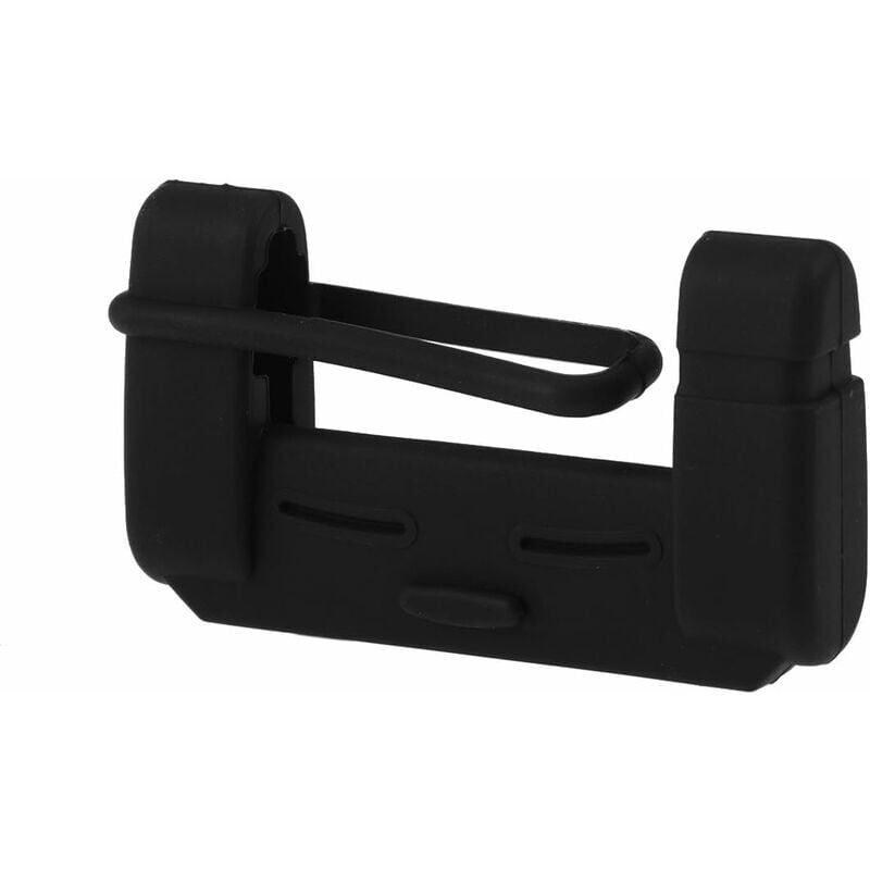 foto del prodotto snq copri fibbia per cintura di sicurezza per auto, custodia in silicone con clip, accessorio per cintura di sicurezza nero 