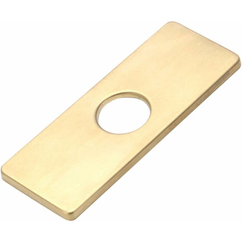 foto del prodotto snq copriforo per lavello da cucina per rubinetto del bagno, lavandino, rosetta per rubinetto del bagno, nichel spazzolato