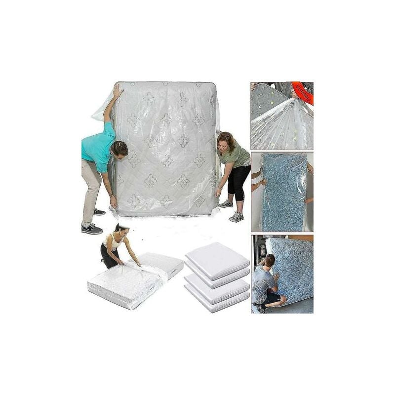 foto del prodotto snq coprimaterasso impermeabile, fodera protettiva per materasso, sacchetti di plastica per la conservazione