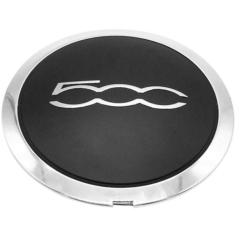 foto del prodotto snq coprimozzo 133mm per fiat 500 coprimozzo ruota, colore argento,
