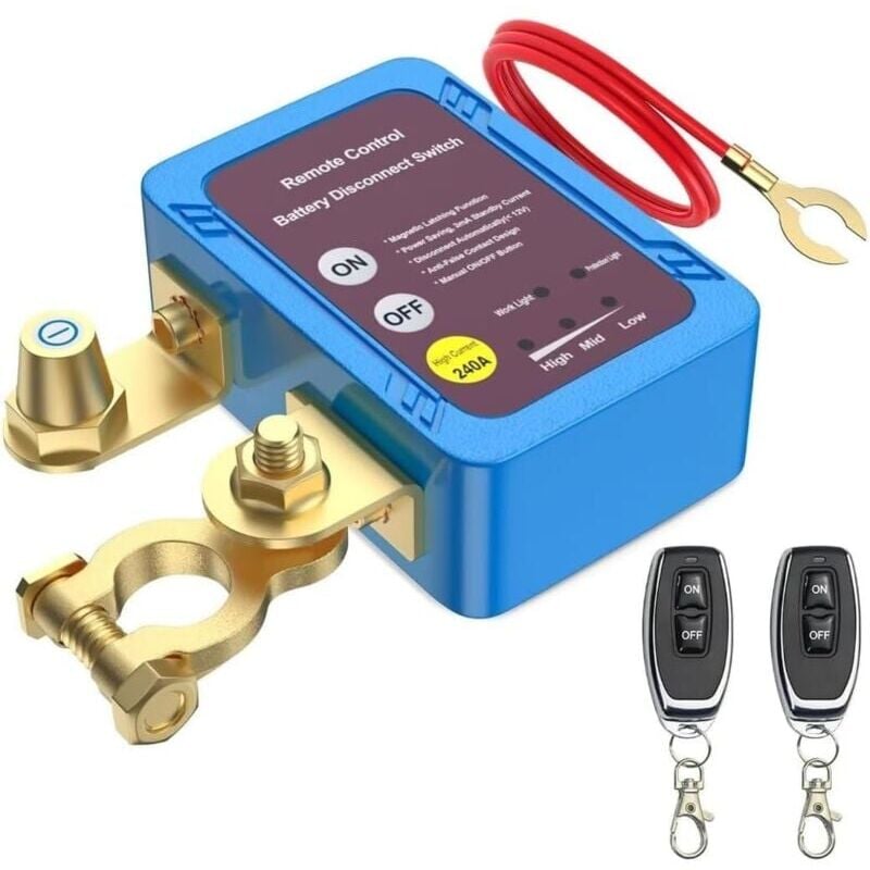foto del prodotto snq coupe circuit batterie 12v,coupe batterie 240a,coupe batterie voiture,interrupteur d arr t automatique pour voiture,bateau,rv,atv,camion